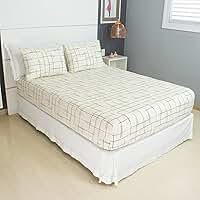 Jogo de Lençol Cama Casal 3 Peças Estampado 100% Algodão com Elástico e Toque Macio Cozzilar (Modelo 12)