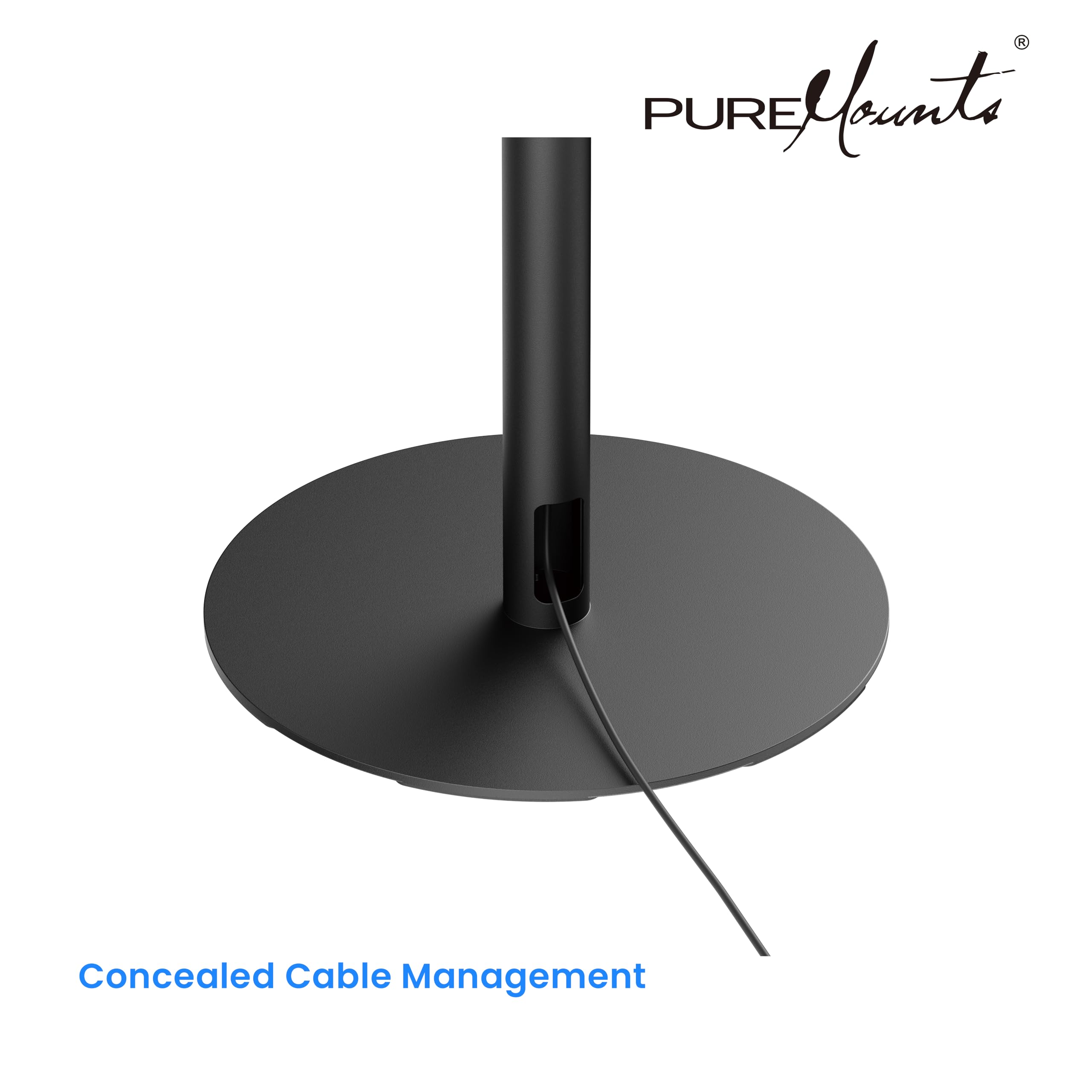 ERA100 Lot De 2 Supports Murales Inclinables Et Pivotants, Noir