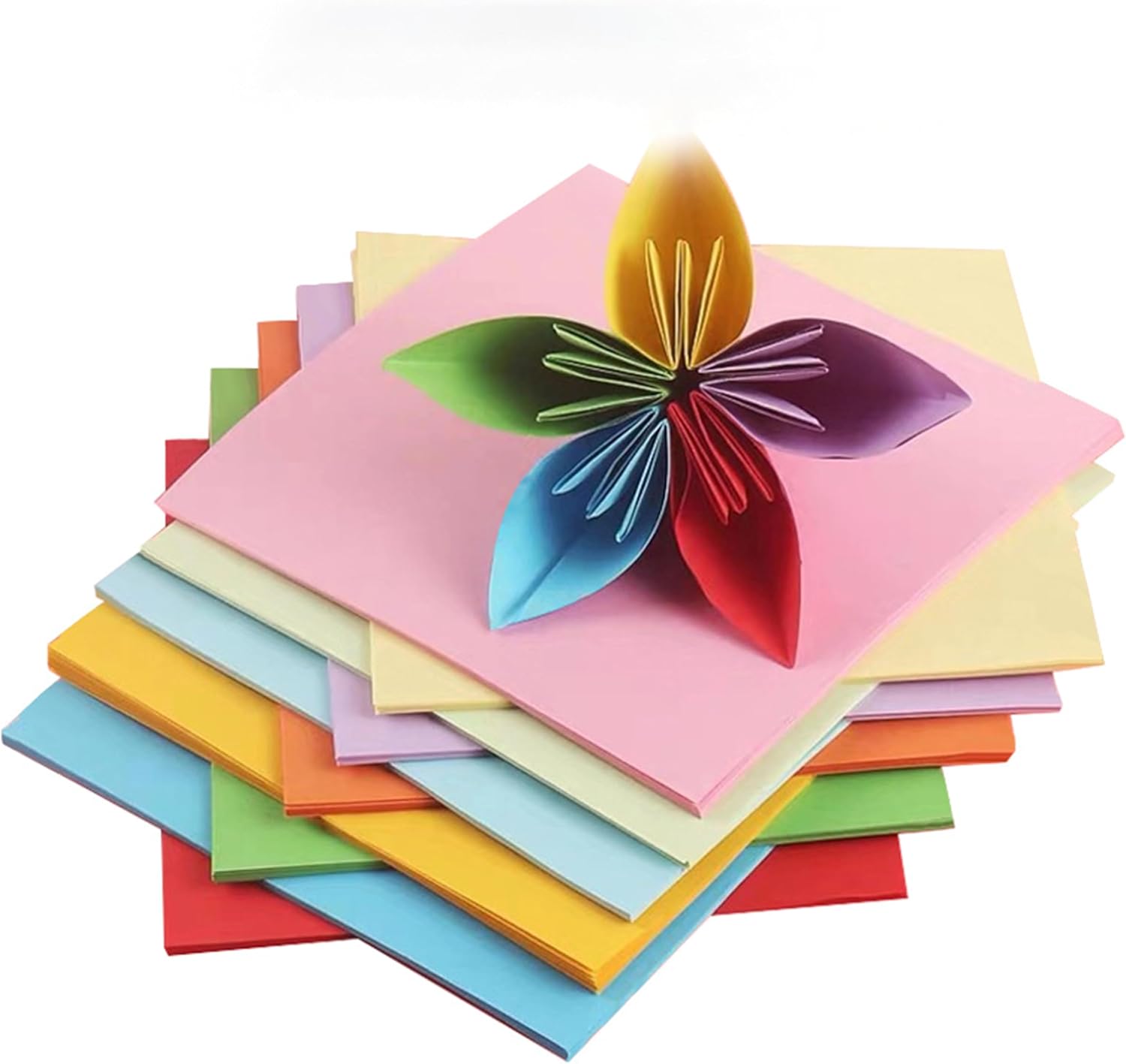 Origami Paper 100 Sheets 10 x 10 Inch Double Sided Color Paper