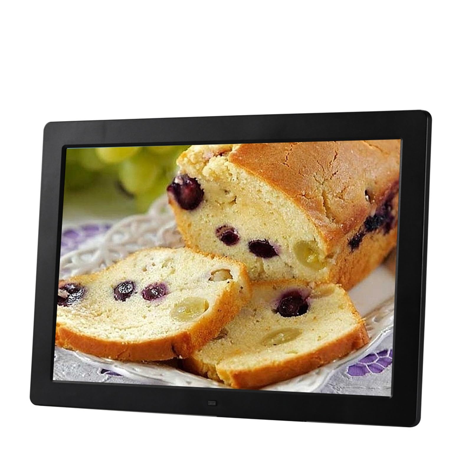 MYUYEE 15.4-Inch 1080P Digital Photo Frame, Wall-Mounted Advertising Display, With Loop Playback Function (Black)
