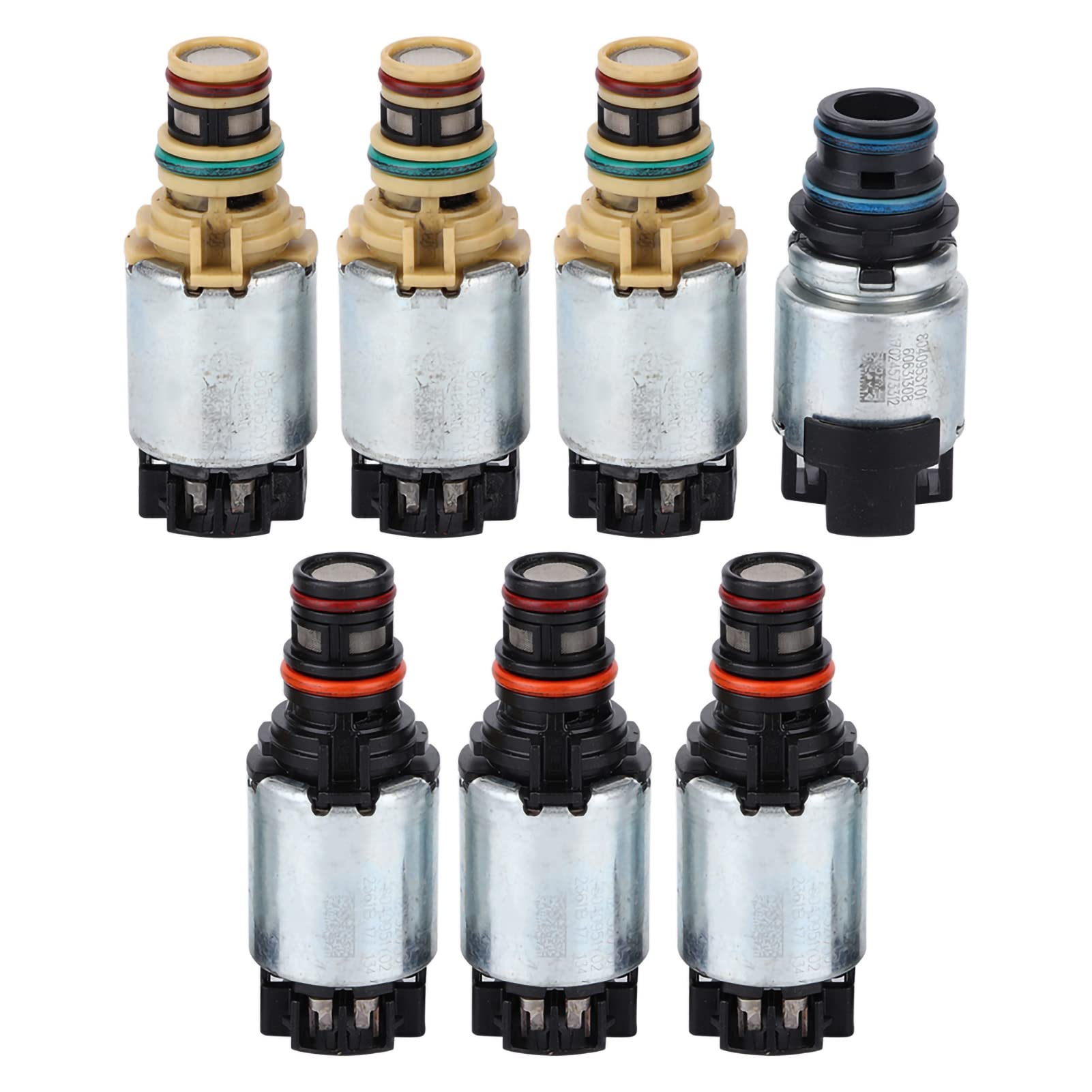 Set di 7 Elettrovalvole per Trasmissione Automatica 6T40,Set di solenoidi di trasmissione 6T40 Parti di trasmissione automatica compatibili con 06-11 Terrain