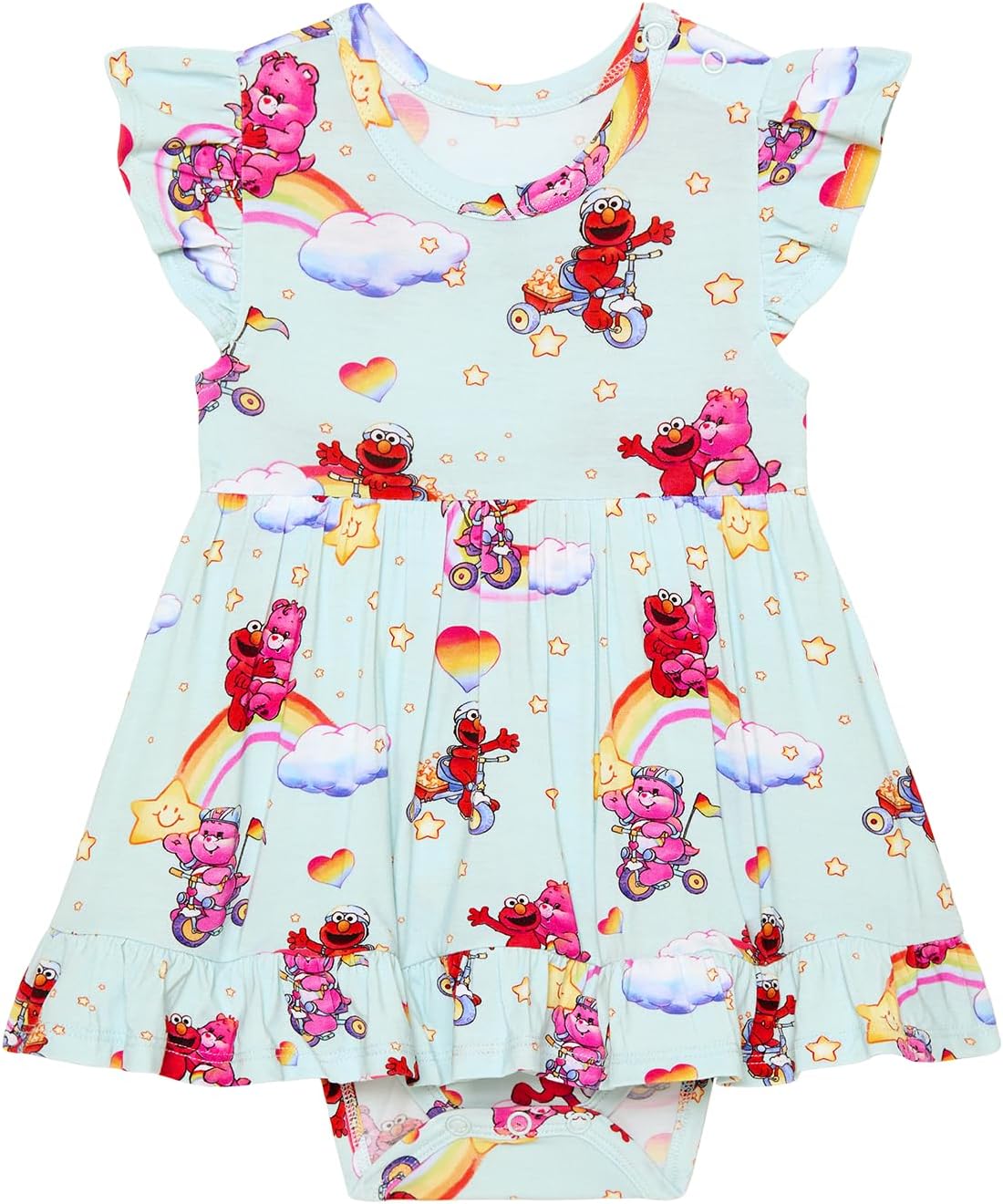 Posh Peanut Baby & Little Girls Dresses for Summer - Twirl Bodysuit Dresses for Girls Made of Soft Viscose from Bamboo