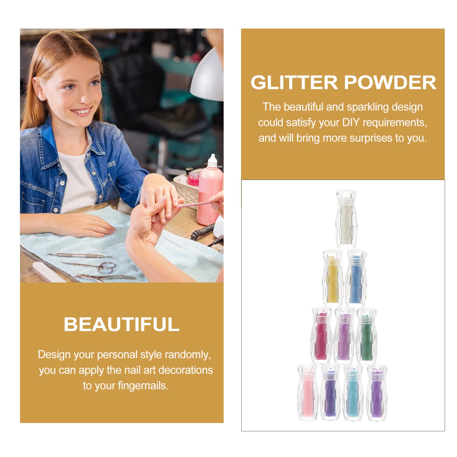 Decorazioni per Unghie con Micro Caviar Beads per Nail Art Accessori Creativi per Decorazioni Te e