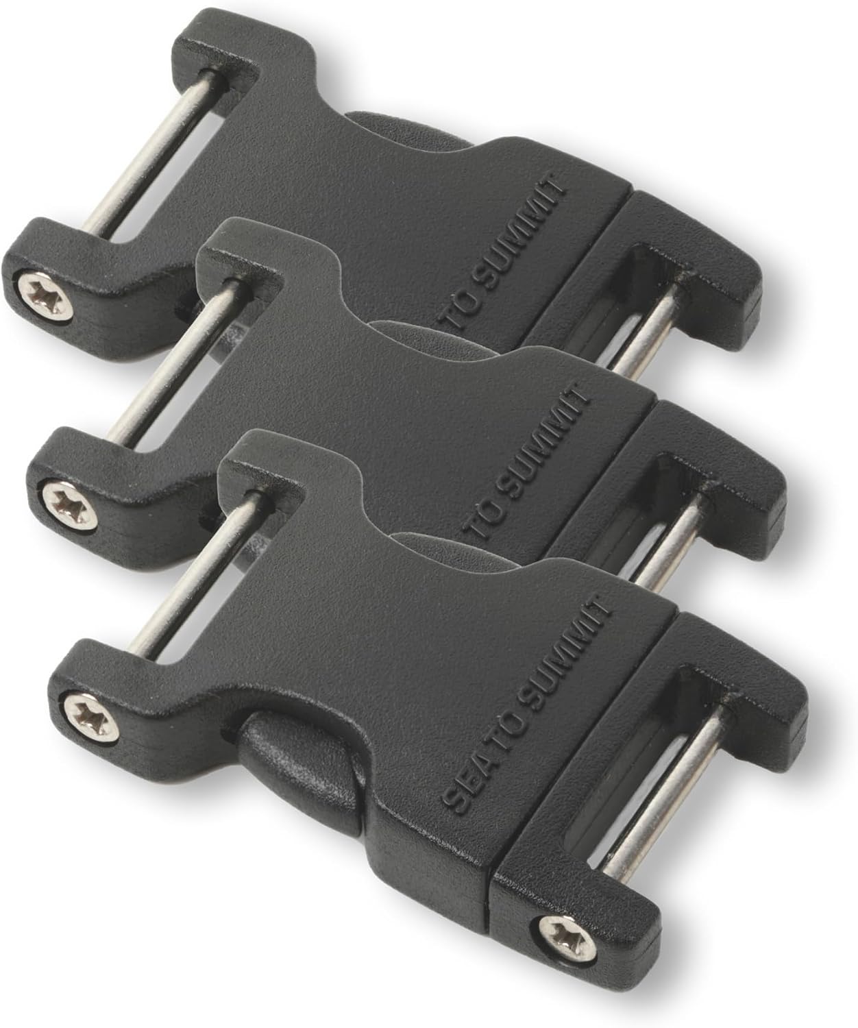 Sea to Summit Field Repair Buckle - Side Release, 2 Pin, 3-pack