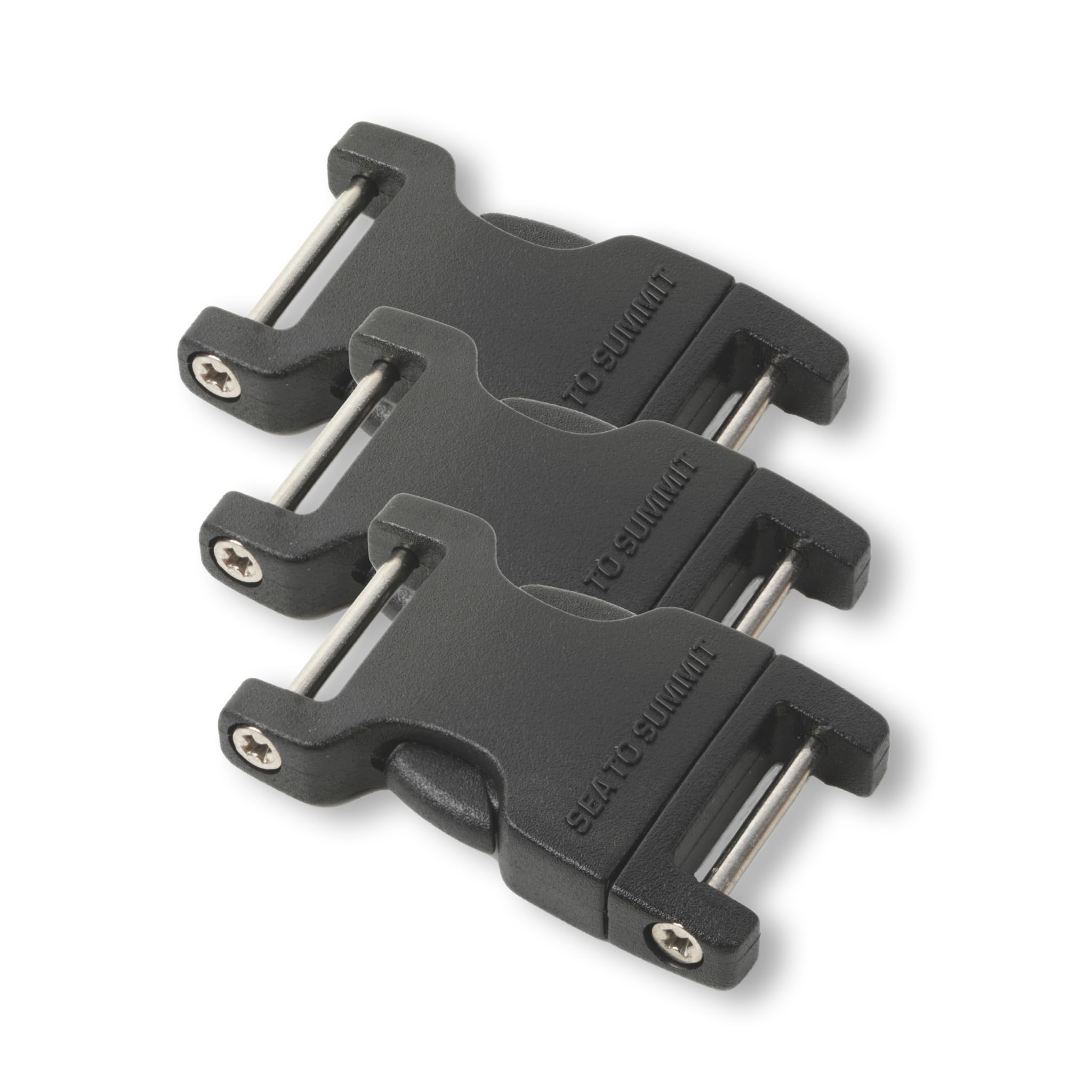Sea to Summit Field Repair Buckle - Side Release, 2 Pin, 3-pack