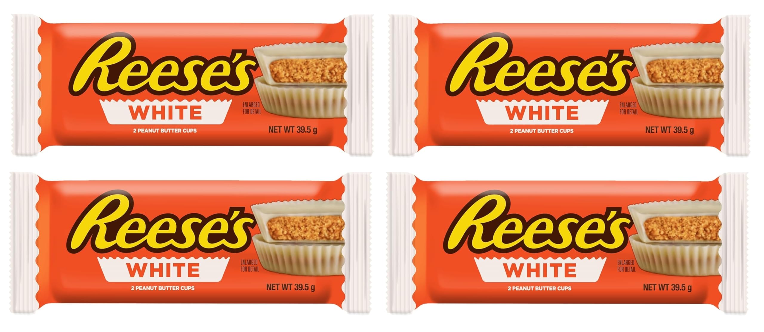 Reeses White Chocolate Peanut Butter 2 Cups Delicious Treats are Easy to Enjoy Anywhere 4 X 39.5gm (USA) (B0DGDK4Y3S) Amazon Price History, Amazon Price Tracker