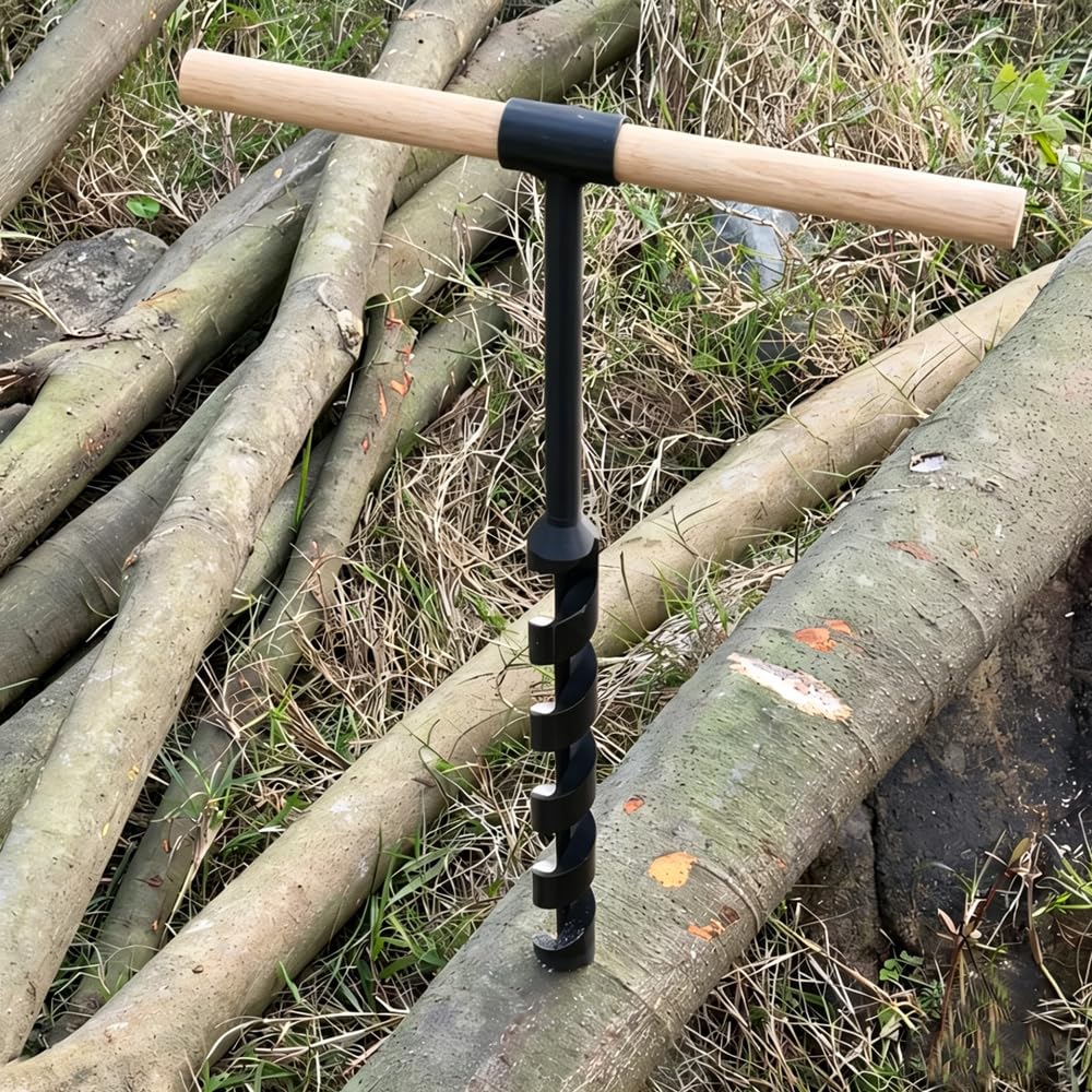 Broca manual de madera, 5 unidades, manual Bushcraft, acero resistente, broca de serpiente de ojo escocés, equipo Bushcraft, equipo de supervivencia al aire libre, kit de supervivencia para camping