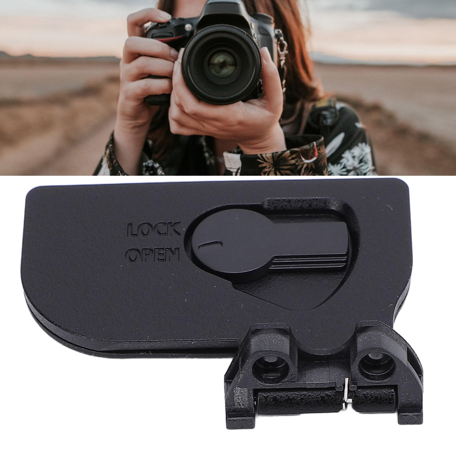 Couvercle De Porte De Batterie Pour Appareil Photo Panasonic DC-GH5 / GH5S - Pièce De Remplacement ABS