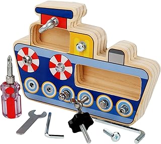 placa chave fenda para crianças, chave fenda ocupado Montessori divertido, Kit chave fenda brinquedo sensorial, brinquedos habilidades