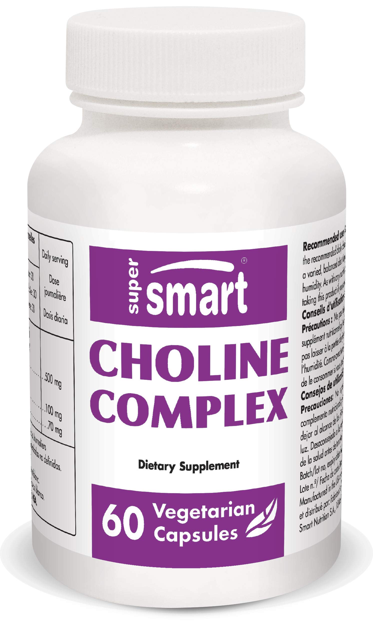 Buy Supersmart Choline Complex (Alcolec ®) 3 Bioavailable Forms of