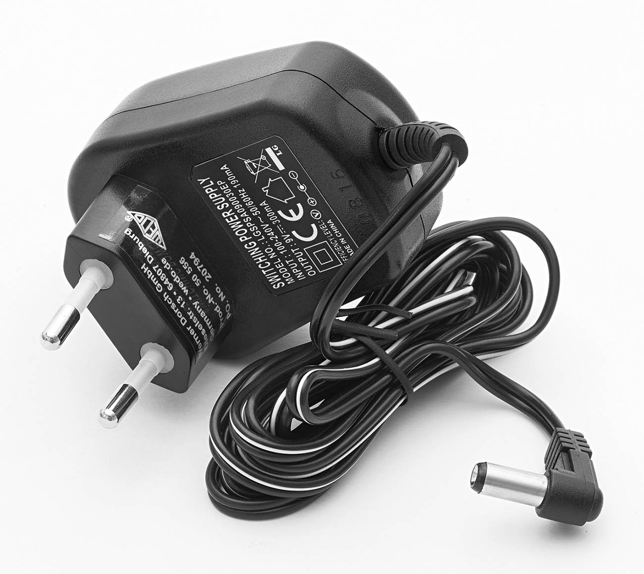 Alimentatore bilancia 6 V, nero per bilance per pacchi Plus