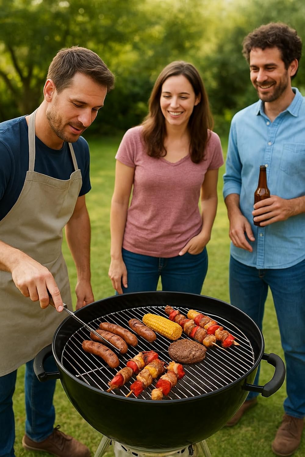 Griglia per Barbecue Acciaio Inox Rotonda Ø 44,5 cm AISI 430 Weber