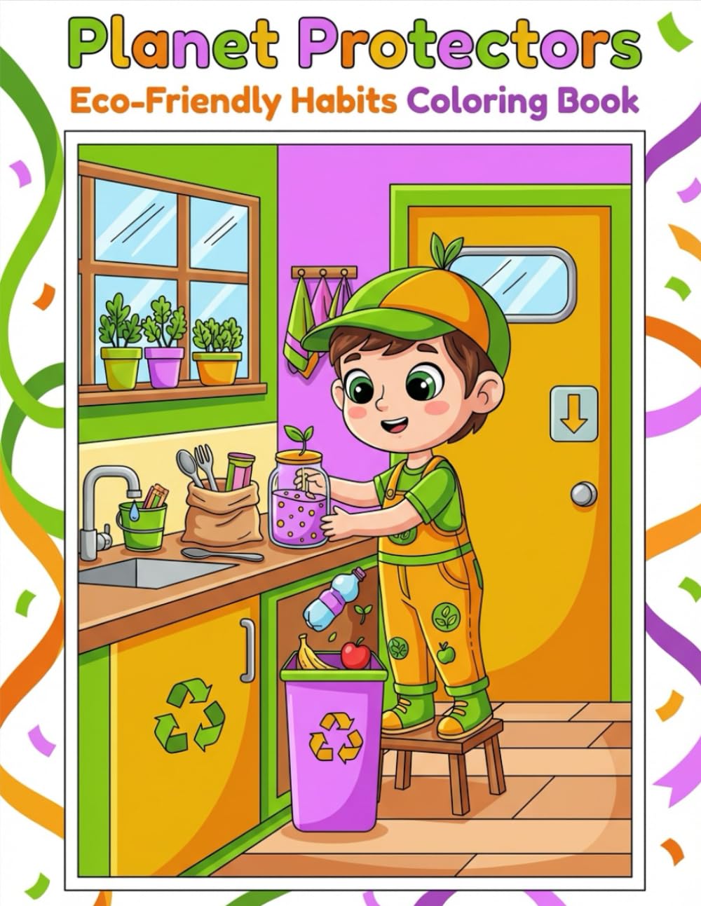 Planet Protectors: Eco-Friendly Habits: Introduce your kids about eco friendly habits through coloring