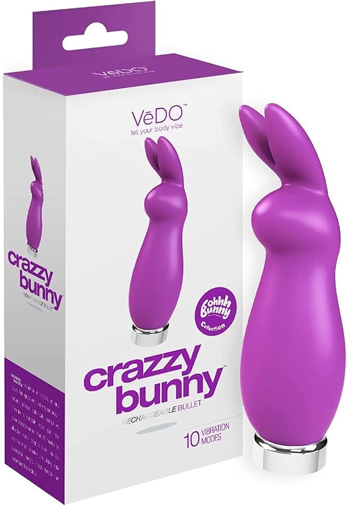 Amazon.com: VeDO Crazzy Bunny Vibrator Bullet, Rechargeable
