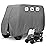 FLYMEI 4 Passenger Golf Cart Covers, Waterproof Outdoor Golf Cart Cover for EZ GO Club Car Yamaha Golf Carts, Dustproof 4 Seat Club Car Cover Golf Cart Seat Covers, 112\'\' L x 48\'\' W x 66\'\' H, Grey