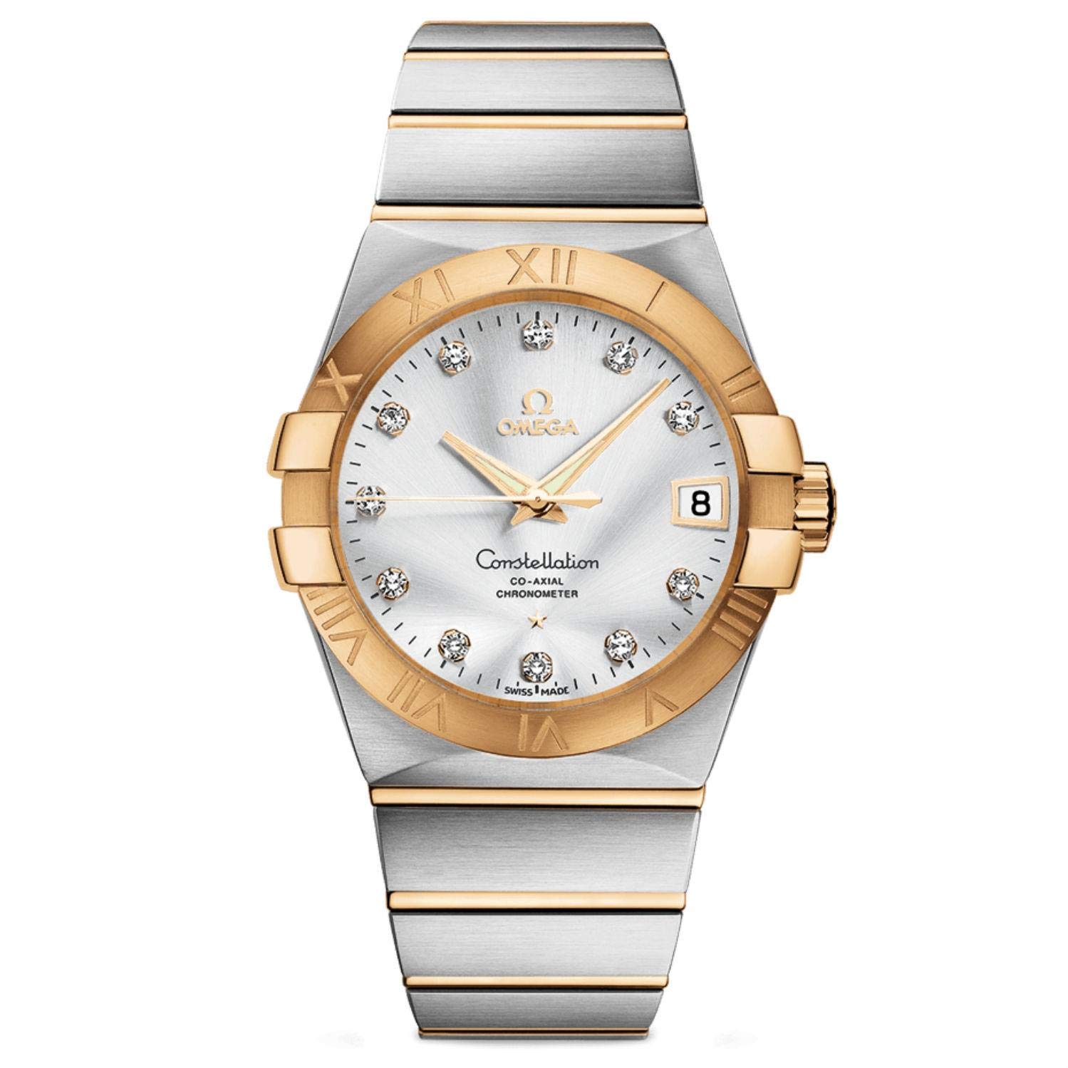 Omega123.20.38.21.52.002 Constellation Men's Silver 38MM Dial Watch