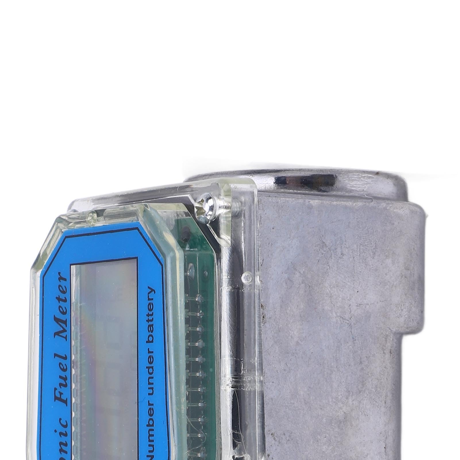 Matybobe Misuratore di Portata a Turbina Misuratore di Portata a Turbina Digitale Elettronico per Carburante Display unità (32 mm)