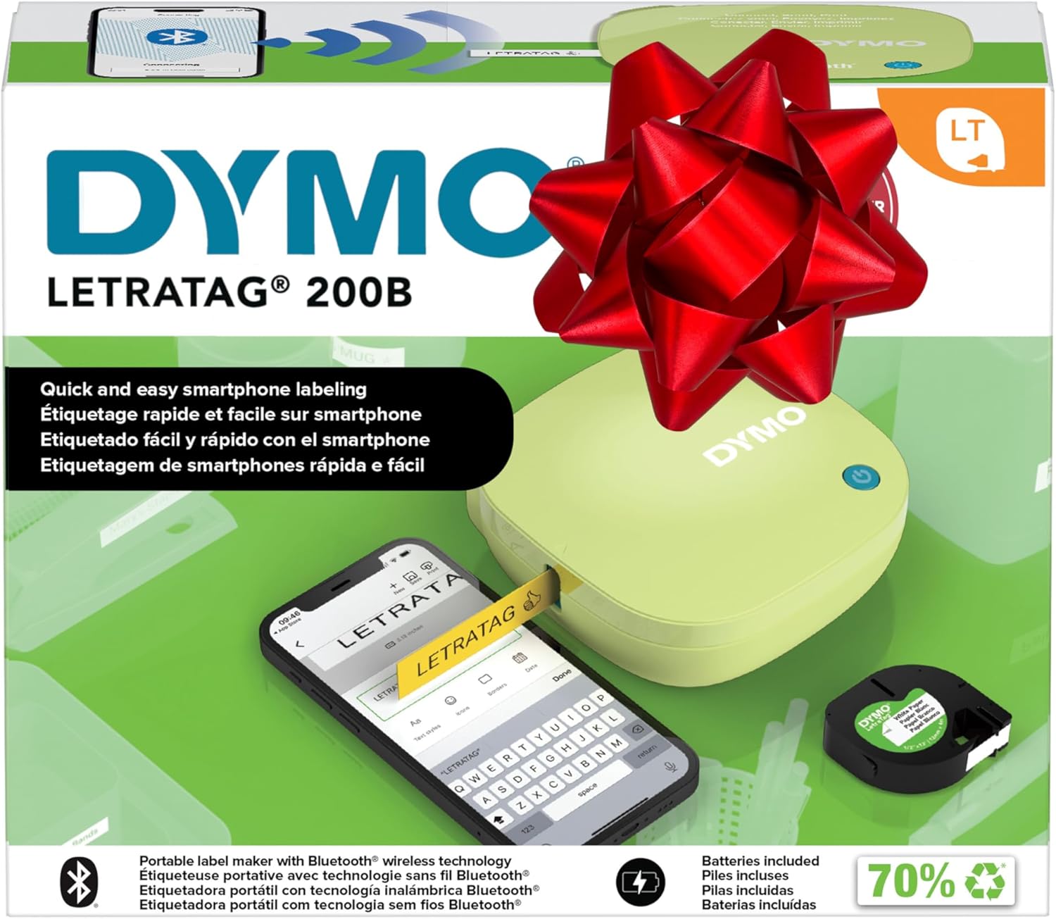 DYMO LetraTag 200B Bluetooth Label Maker