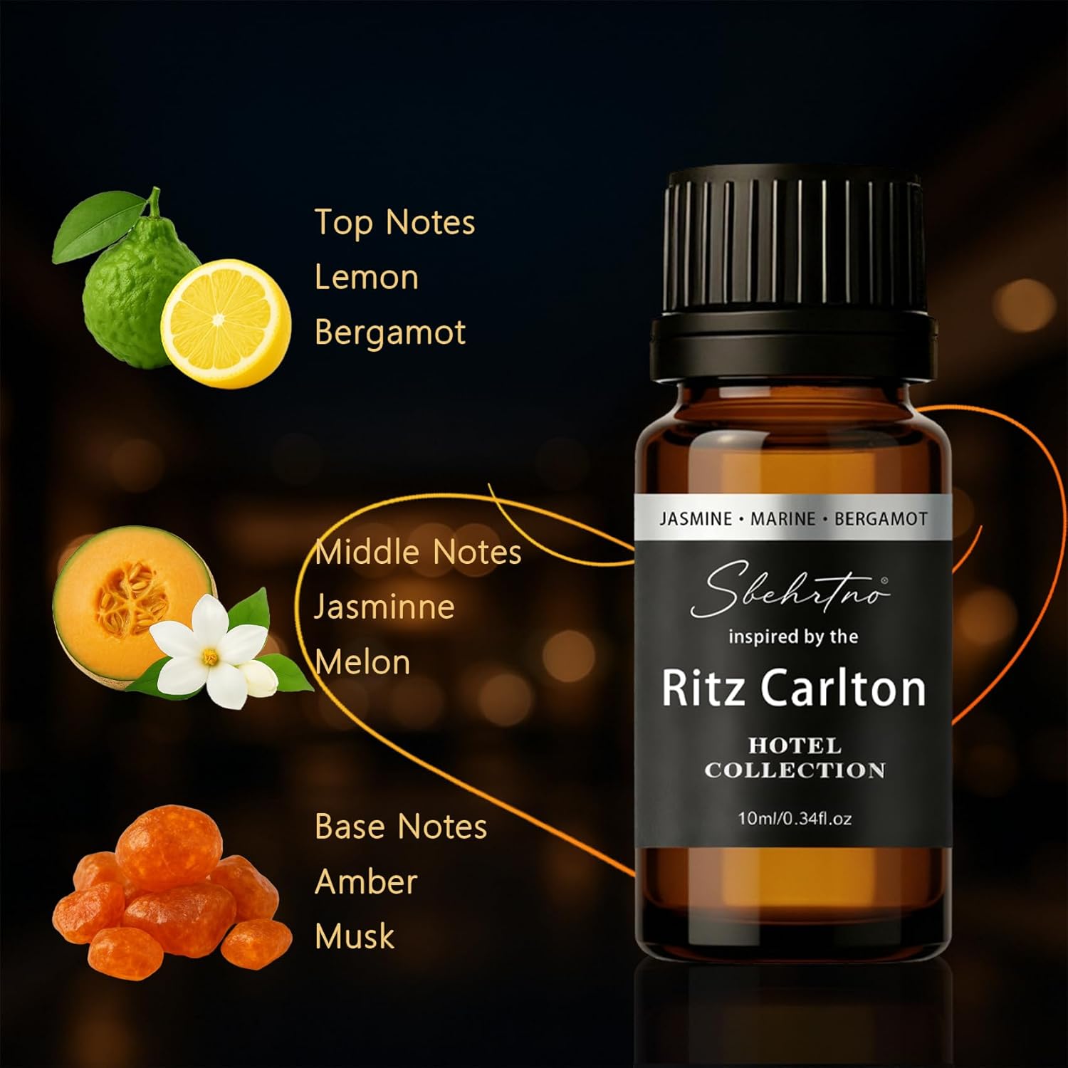 Hotel Collection Diffuser Oil – Inspired by Iconic Five-Star Coastal Hotel Scents – for Essential Oil & Waterless Diffusers (4 Fl Oz (Pack of 1)) - Image 3