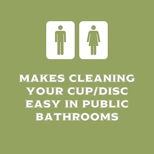 Miniatura 2 de Toallitas para tazas menstruales  On The Go Public Bath Femenine Toallitas  Seguras en tazas de período y discos menstruales  biodegradables,