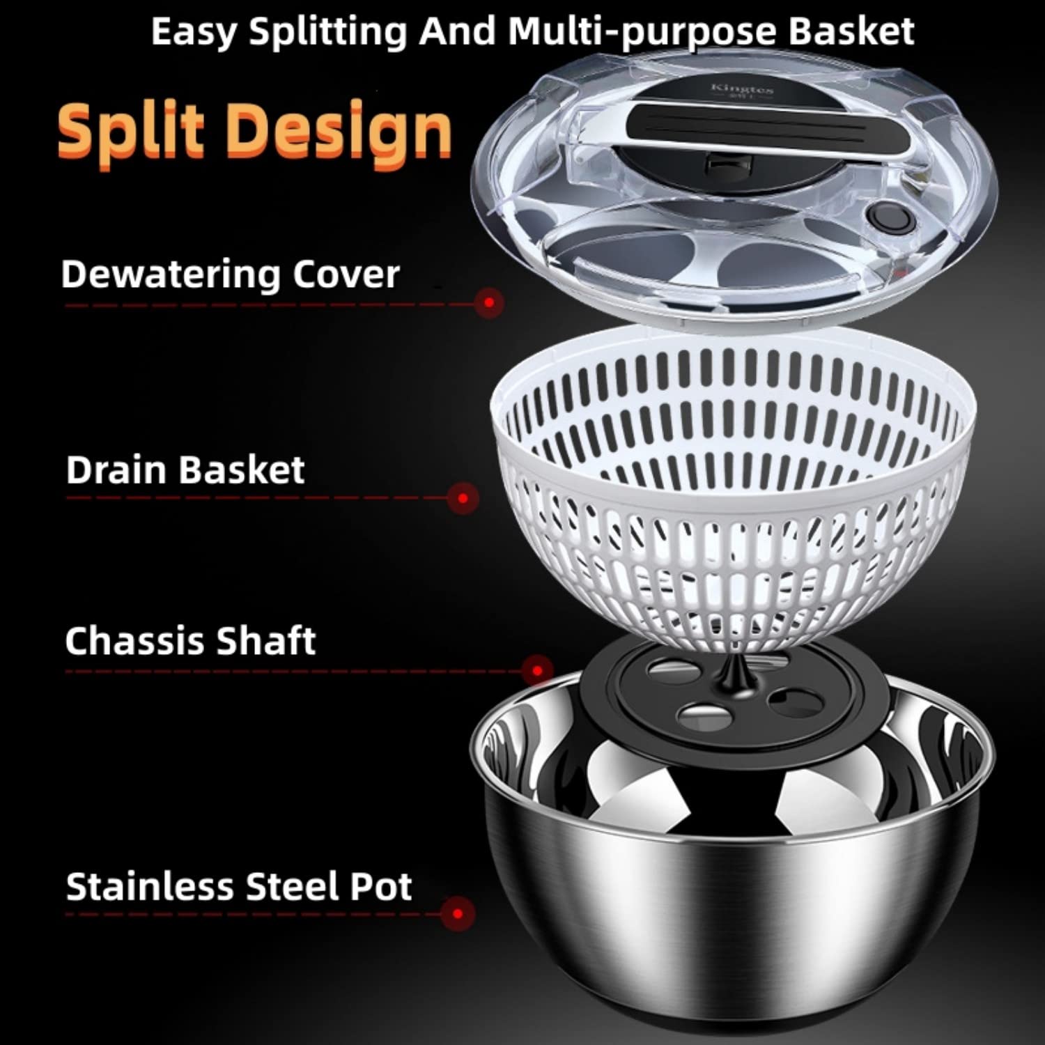 Küchen helfer Großes Salats ieb Spinner Manuelles Obst-und Gemüses alat Salat Sp Küchen helfer Großes Salats ieb Spinner Manuelles Obst-und Gemüses alat Salat Sp