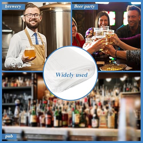 Miniatura 7 de 150 bolsas de preparación, filtros grandes de café frío comercial de 16 x 20 pulgadas, bolsas de filtros no tejidos, se adaptan al sistema de