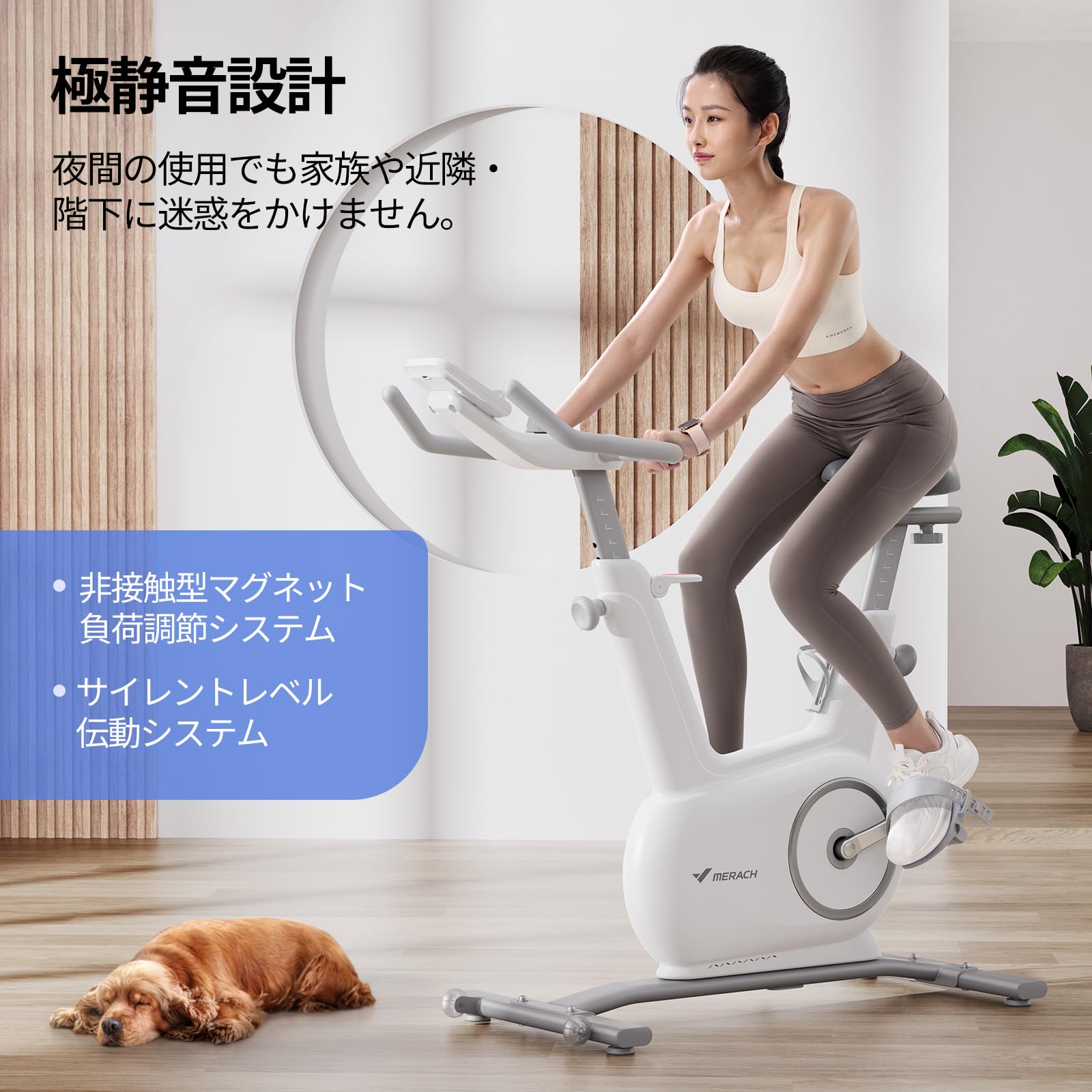 ブランド公式ストア：MERACH Amazon.co.jp: フィットネスバイク MERACH（メリック） スピン