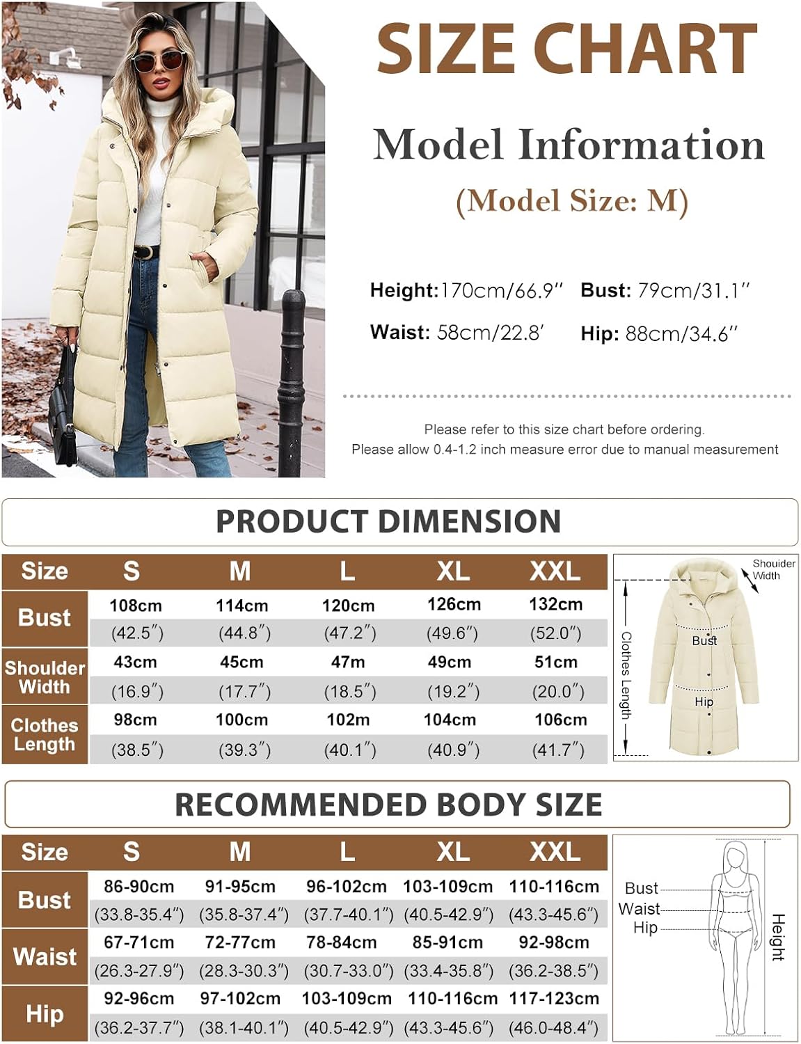 Womens Winter Long Puffer Coat Thicken Ladies Quilted Jacket Puffy Padded Zip Hood Parka Side Zipper Trendy 2026 - Image 5
