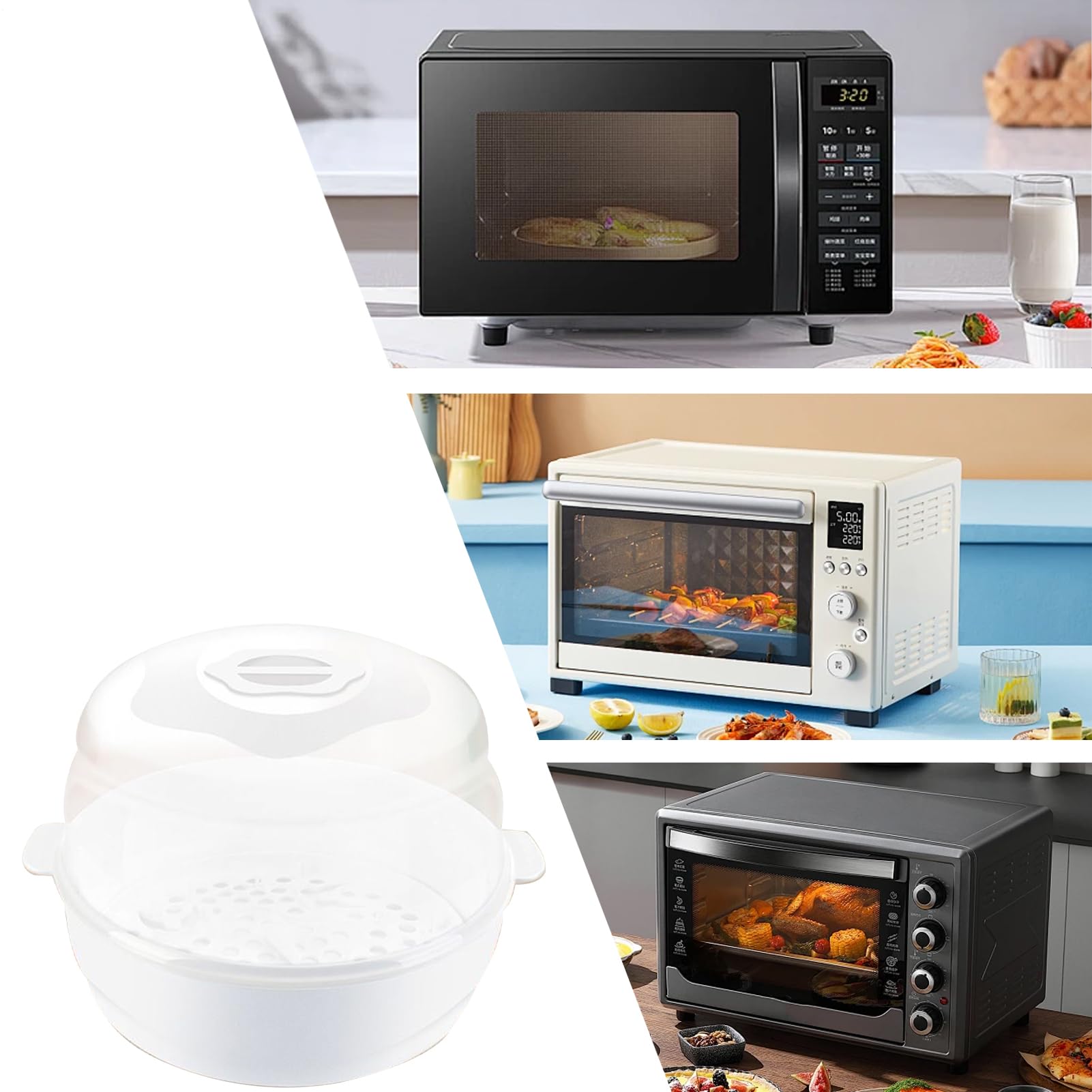 Stérilisateur À Vapeur Pour Biberons, Stérilisateur Biberons Pour Micro-ondes, Stérilise En 4 Minutes, Jusqu'à 6 Biberon, Pour Biberon, Tétines Et Accessoires Pour Four À Micro-ondes