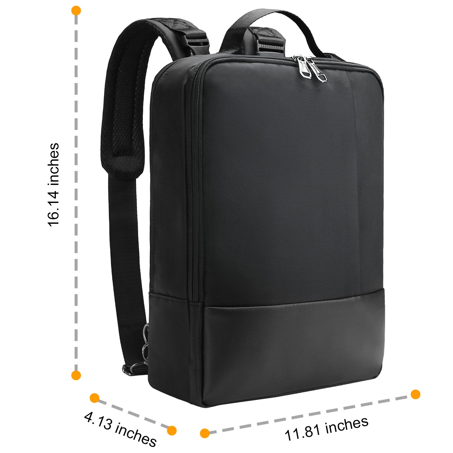 bagerly laptop backpack Briggs & Riley @work Medium and large exterior flap pocket. Bagerly Upgrade Version 15 6