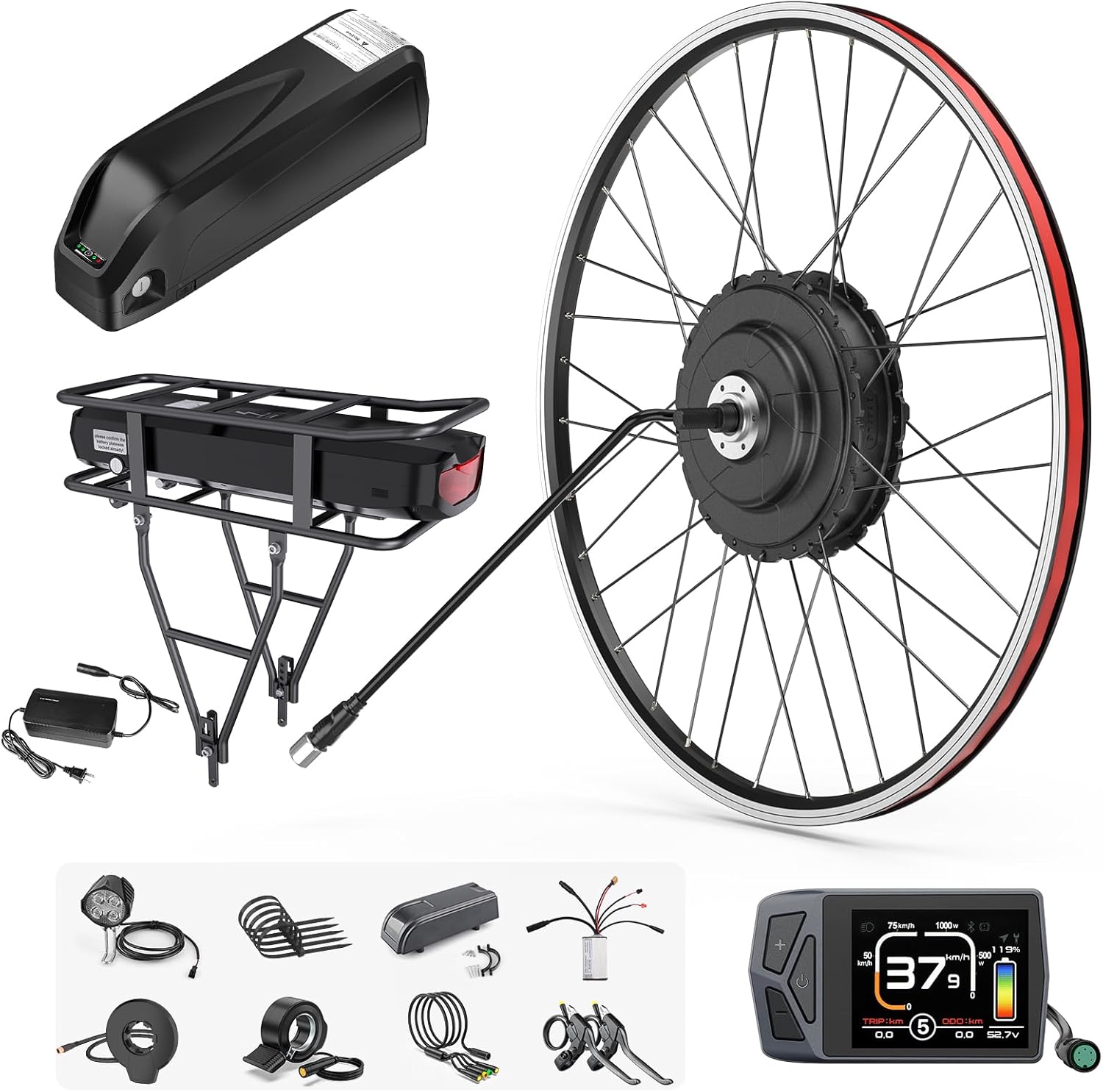 BAFANG 48V 750W Rear Hub Motor Kit with Battery&Display Options – G0900 Ebike Conversion Kit for 26″/27.5″/700C (29er Compatible) Rear Wheel Electric Bike Conversion kit for Mountain/City Bikes BAFANG 48V 750W Rear Hub Motor Kit with Battery&Display Options – G0900 Ebike Conversion Kit for 26″/27.5″/700C (29er Compatible) Rear Wheel Electric Bike Conversion kit for Mountain/City Bikes