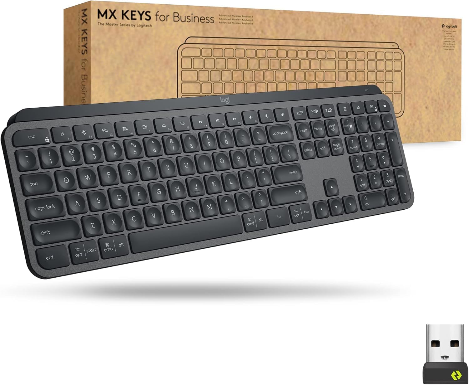 Logitech MX Keys Advanced Wireless Illuminated Keyboard