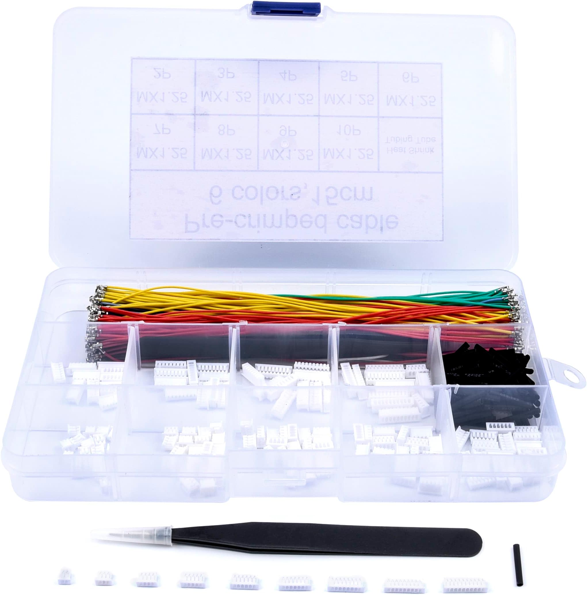 MX1.25 Pitch Connectors+Pre-Crimped Cables for APM2.6 APM2.8 Pixhawk Camera