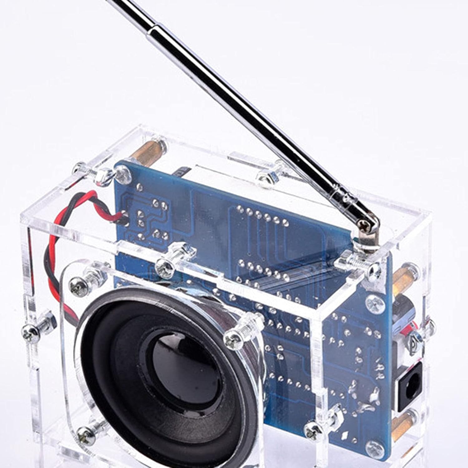 DIYミニデジタルFMラジオ87MHZ-2W8オーム電子工作キット互換キット＆DIY