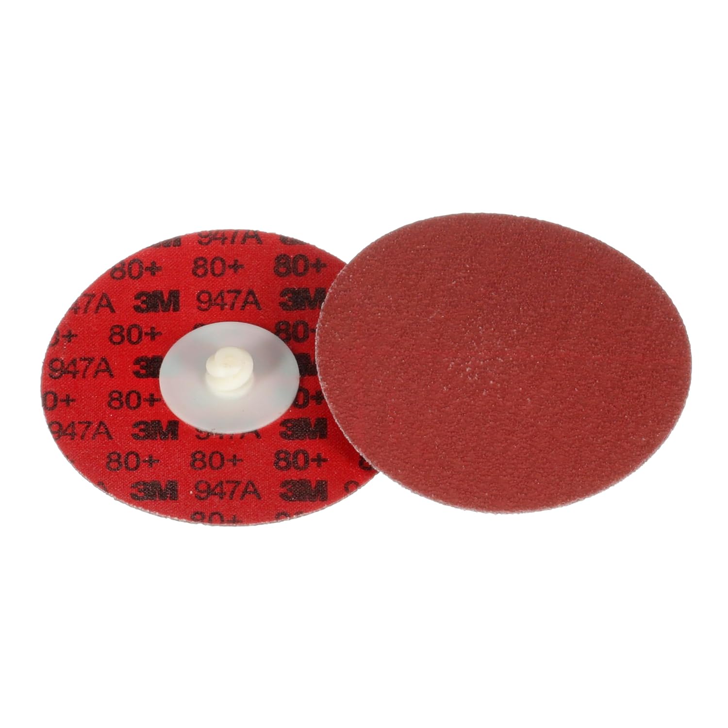 3M Cubitron II Roloc Durable Edge Disc 947A, 80+, X-Weight, TR, Maroon, 3 in, Die R300V, 50/Carton, 200 ea/Case