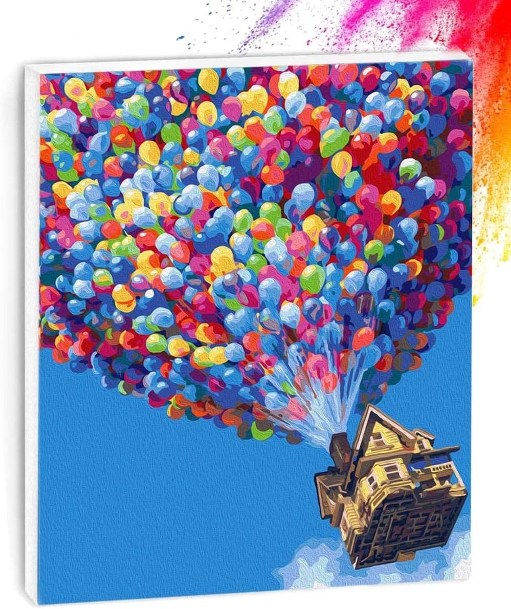 Amazon.co.jp 大人用の数字でペイント16 x 20インチDIYキャンバスオイルペインティングキット（ペイントブラシとアクリル