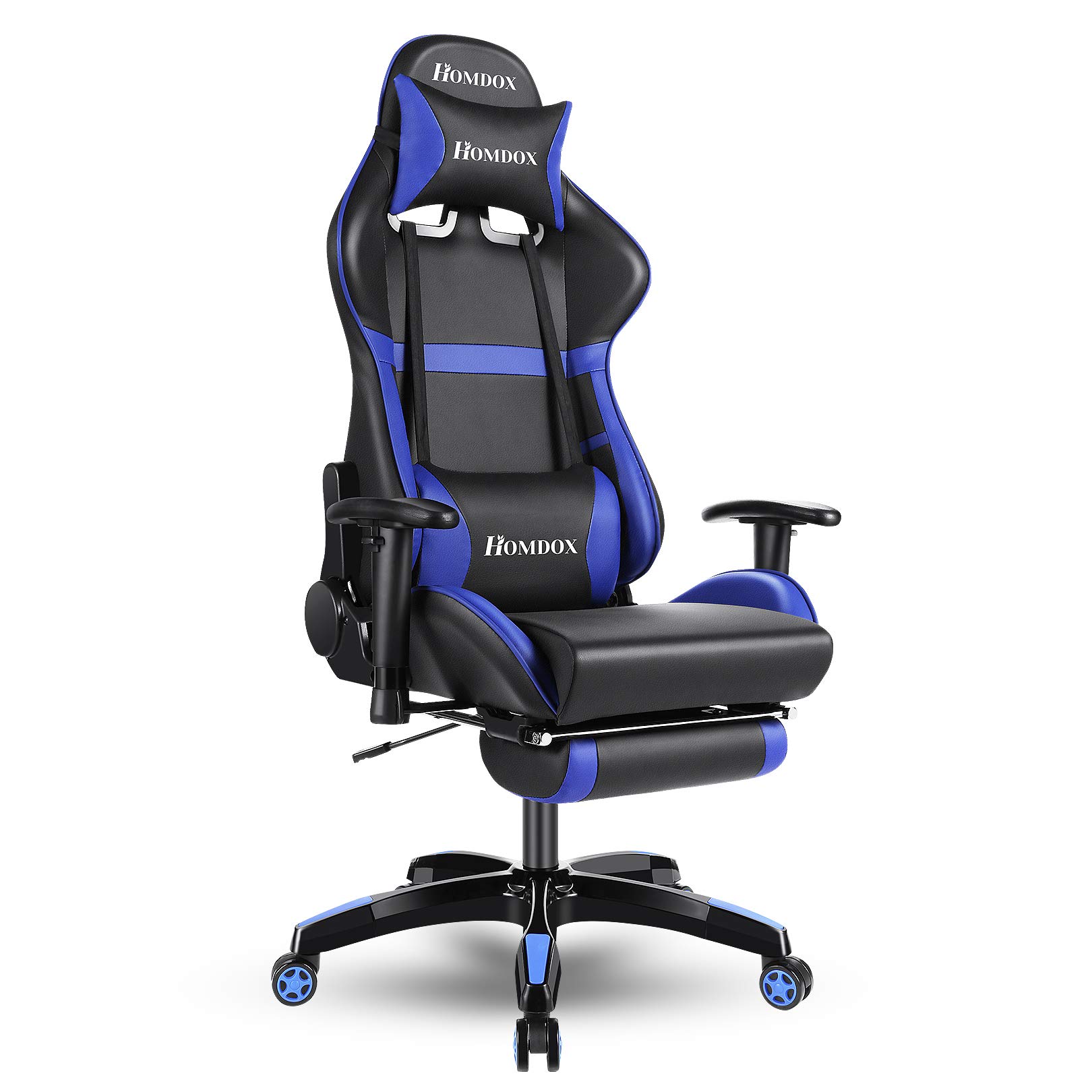Amazon.co.jp: Homdox ゲーミングチェア オットマン付き 【座面