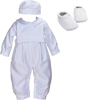 Cinda Baby,Clothing,Baby Boys 0-24m,Bodysuits & One-Pieces,Rompers Cinda 4 Piece Boys Satin Christening Romper Set