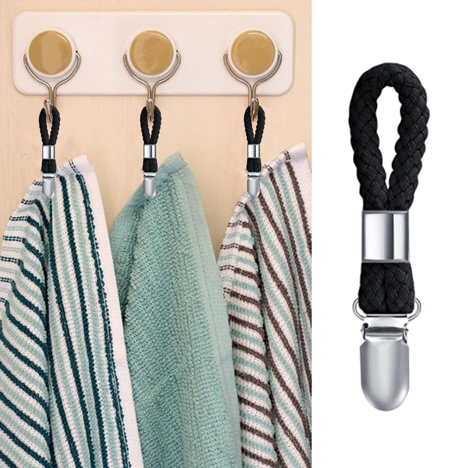 Pinces à Linge, 9 PCS Pinces Serviette Plage, Clip De Brise-Vent