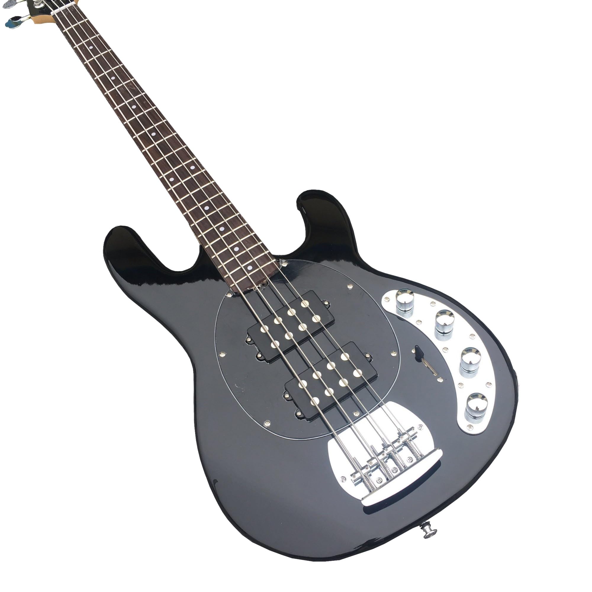Basse électrique noire pour concerts et sessions de studio - 7