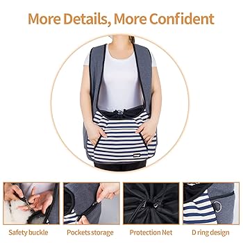 Amazon.com : NATUYA Dog Sling Carrier Puppy Carrier