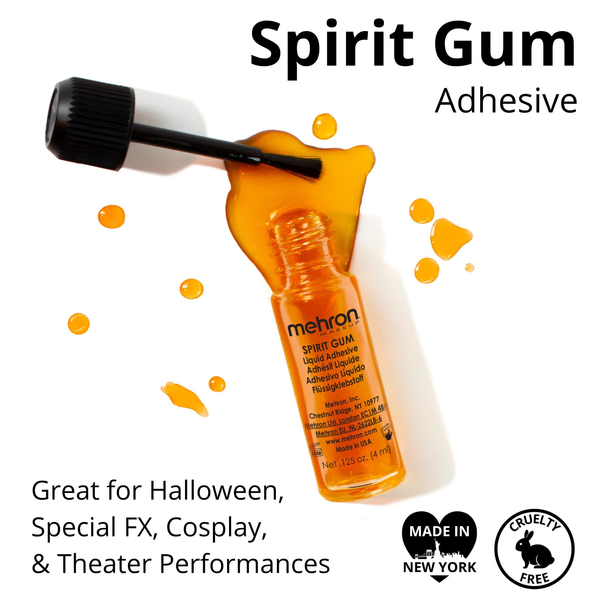 Mehron make-up Spirit Gum con Spirit Gum Remover (4/30 ml)