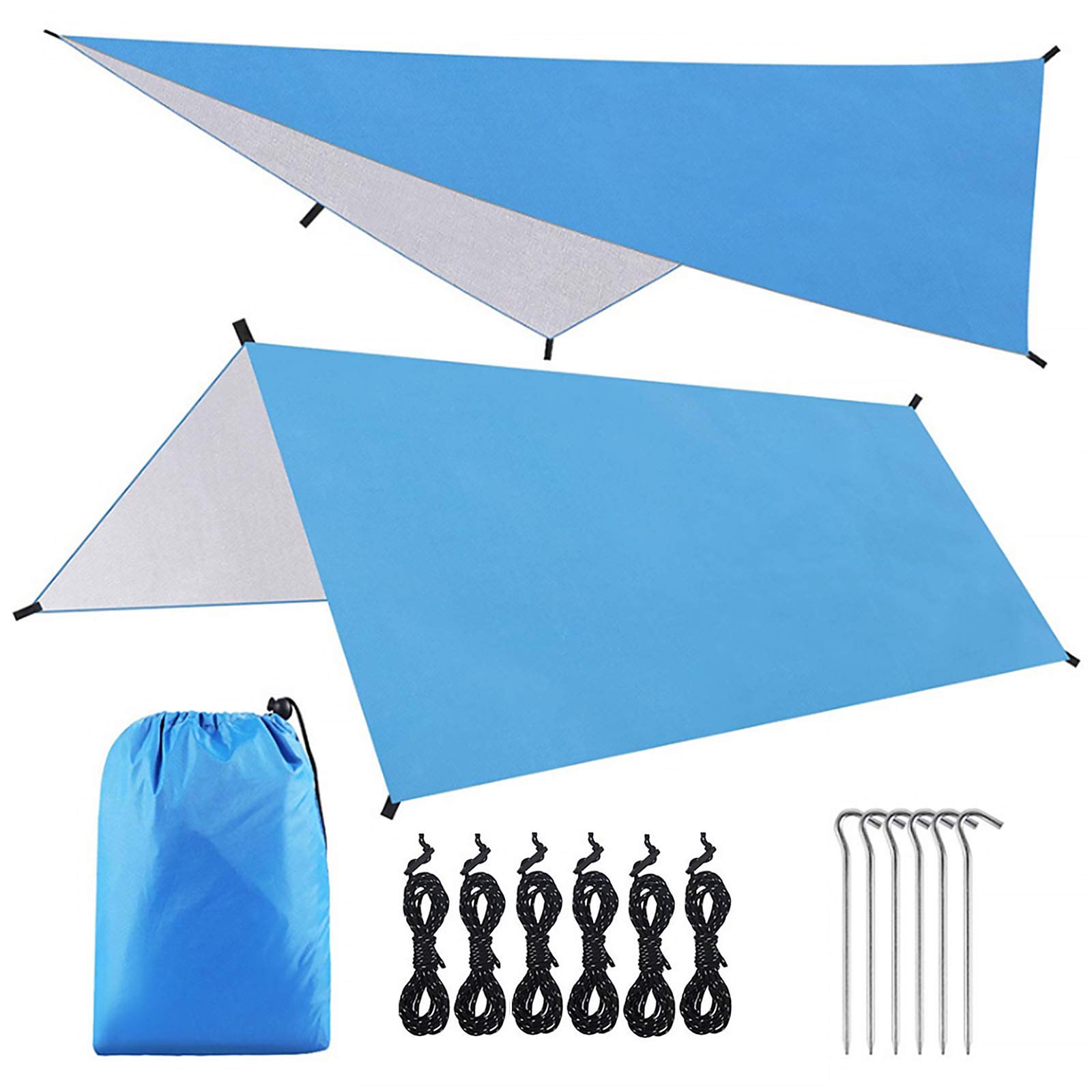 Buy AvoDovA 3x3 Meters Waterproof Hammock Rain Fly Tent Tarp, Camping