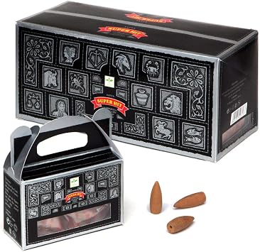 6pc Display - Satya Backflow Cones - 24pc Box/Super Hit