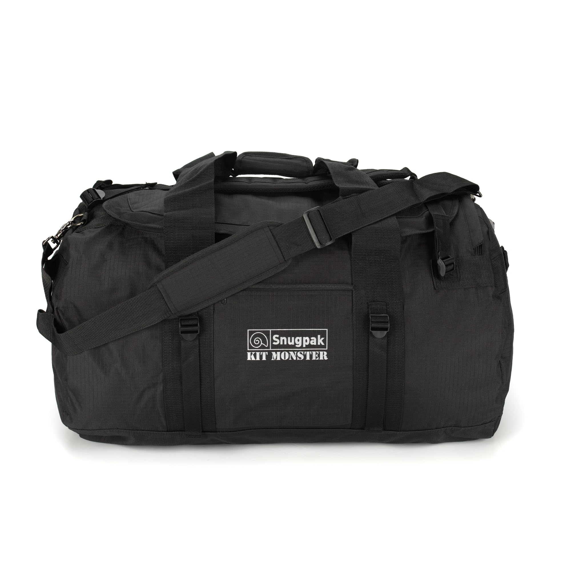 Snugpak Kitmonster, konwertuje z torby sportowej na plecak, 120 litrów, czarny