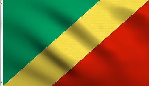 Miniatura 78 de DMSE Bandera de Sierra Leona 3X5 Pies 100% Poliéster Bandera 100D