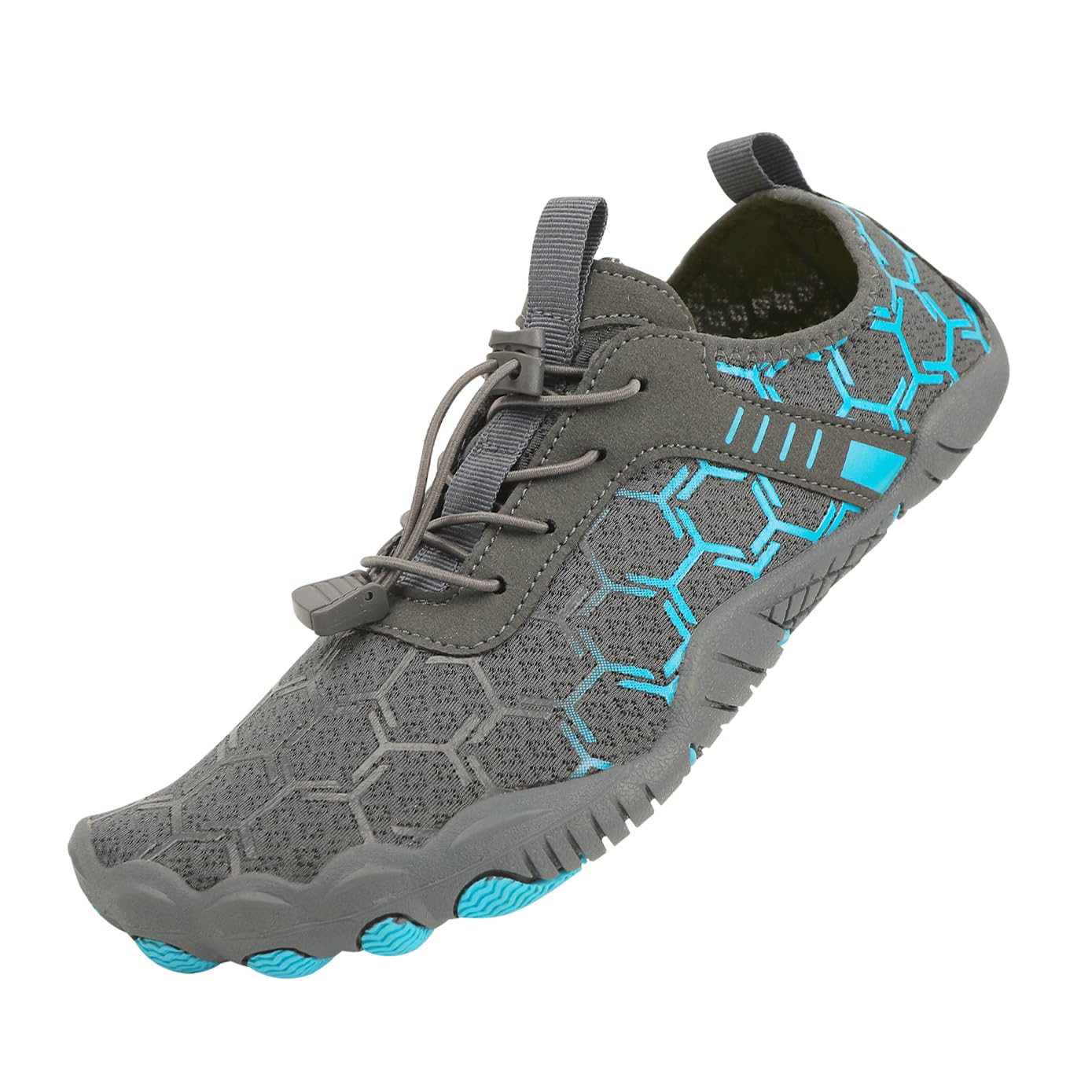LinSmart Barfußschuhe Damen Herren Breite Zehenbox Wasserschuhe Barfußtrainer Frauen Männer zum Wandern Laufen Fitnessstudio Strand Surfen Fahren