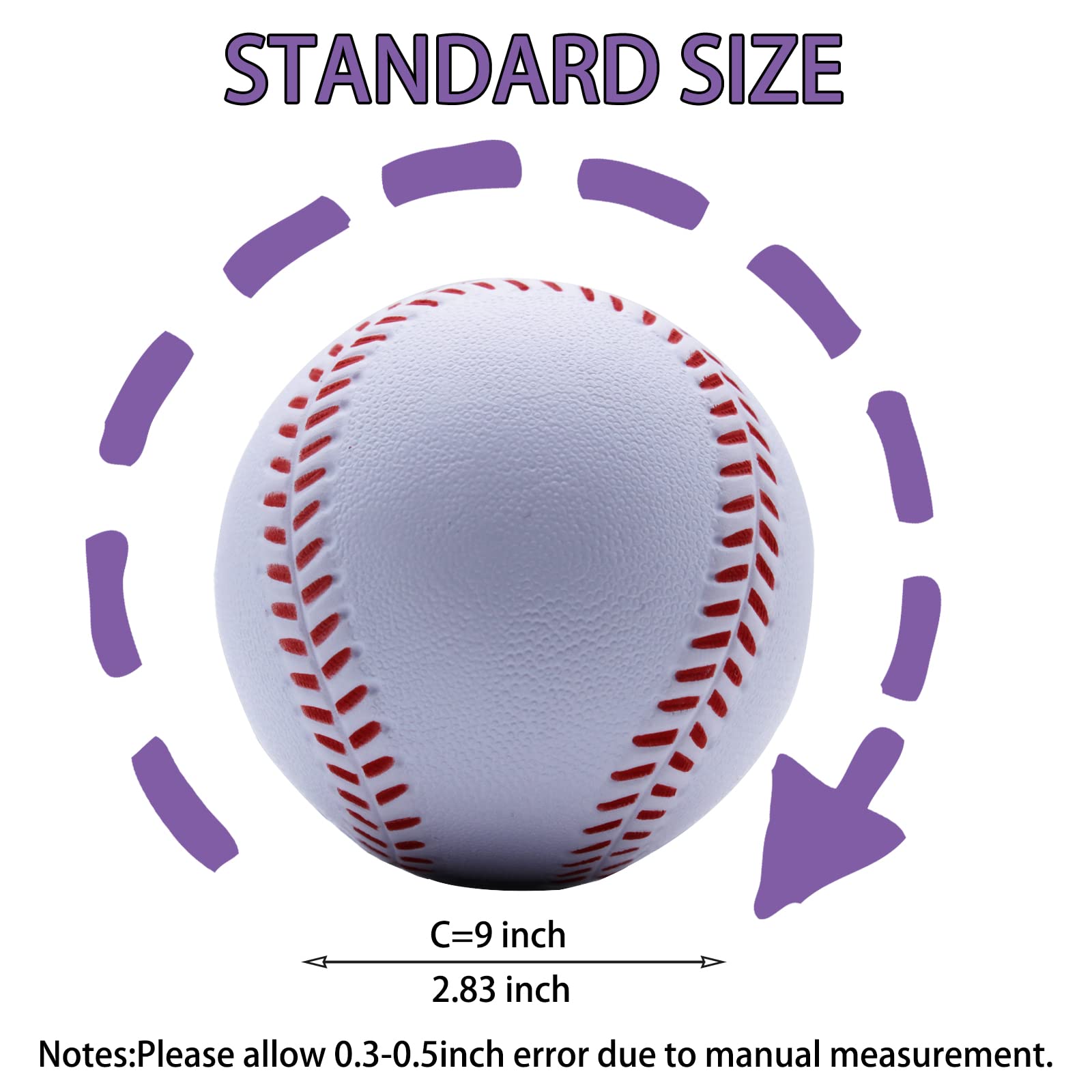 Baden All-Weather Practice Baseball, (One Dozen)