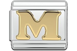 9mm Letter Charm Bracelet