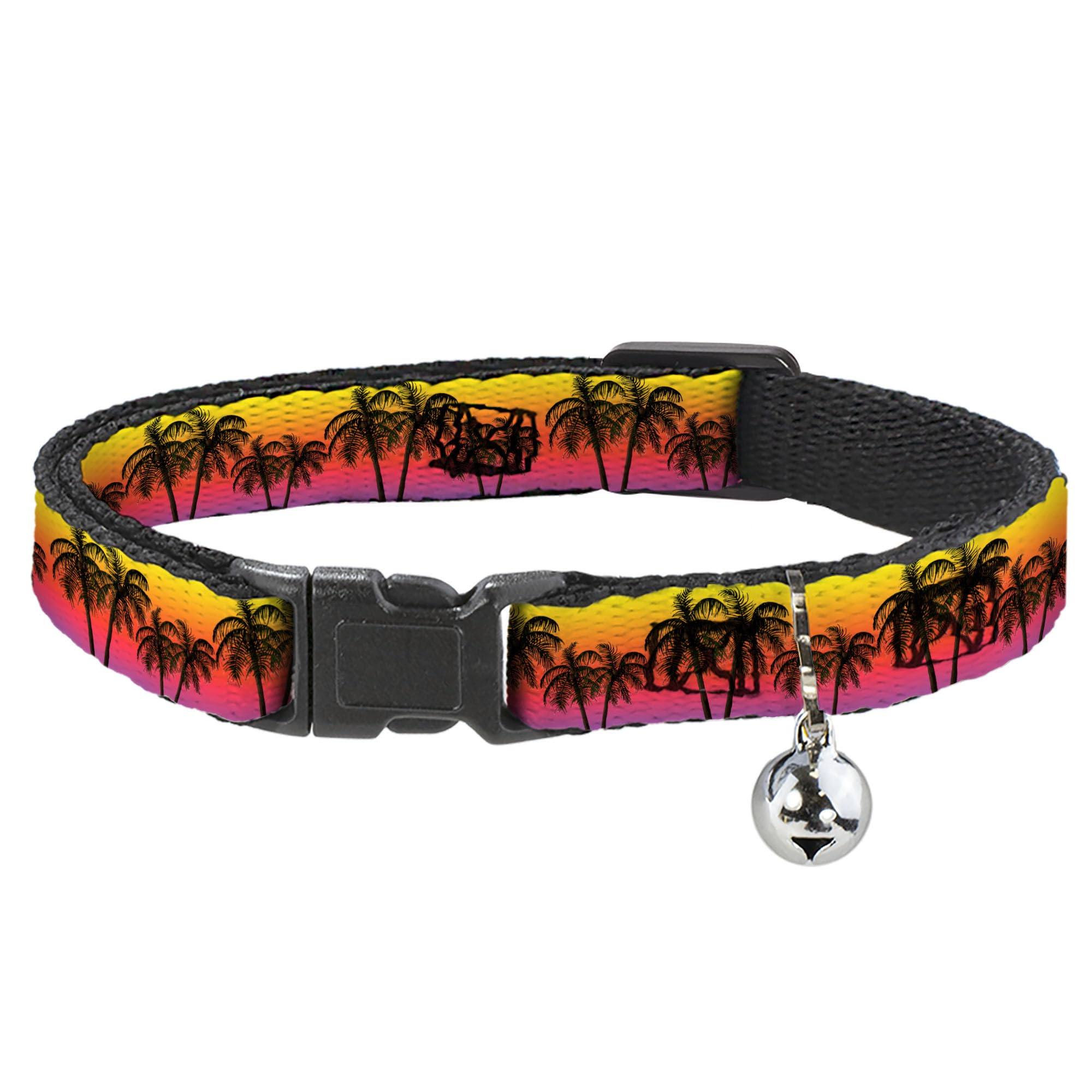 Collar para gato Buckle-Down de palmeras talla M